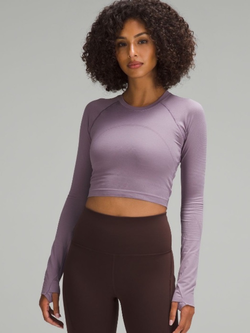 Lululemon Swiftly Tech Cropped Short-Sleeve
Shirt 2.0 | size 8